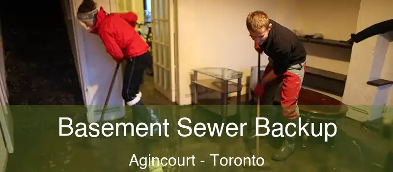 Basement Sewer Backup Agincourt - Toronto