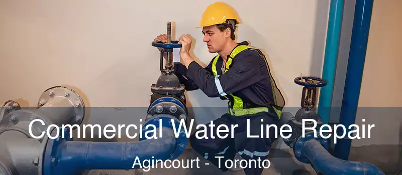 Commercial Water Line Repair Agincourt - Toronto