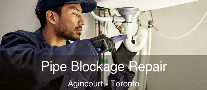 Pipe Blockage Repair Agincourt - Toronto
