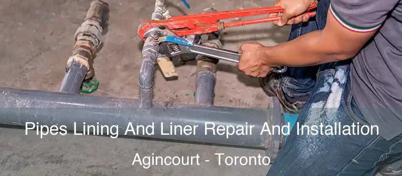 Pipes Lining And Liner Repair And Installation Agincourt - Toronto