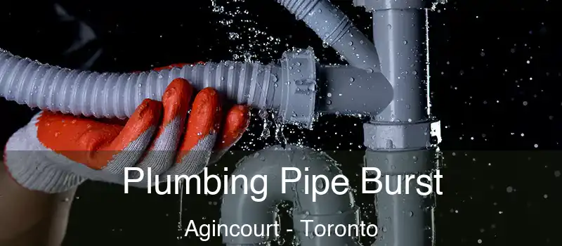 Plumbing Pipe Burst Agincourt - Toronto