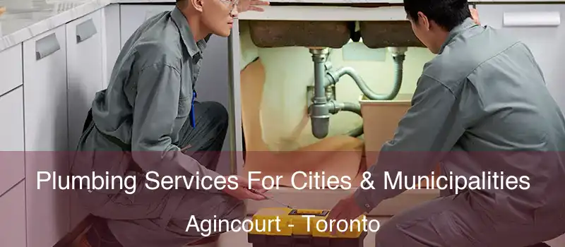 Plumbing Services For Cities & Municipalities Agincourt - Toronto