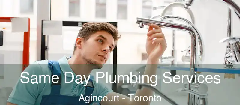 Same Day Plumbing Services Agincourt - Toronto