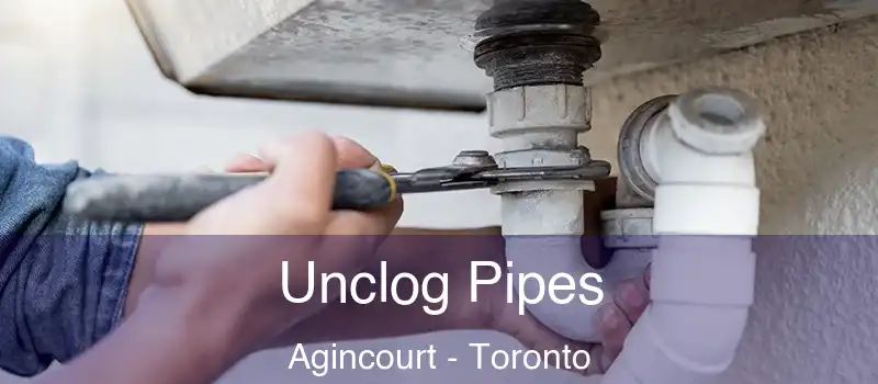 Unclog Pipes Agincourt - Toronto